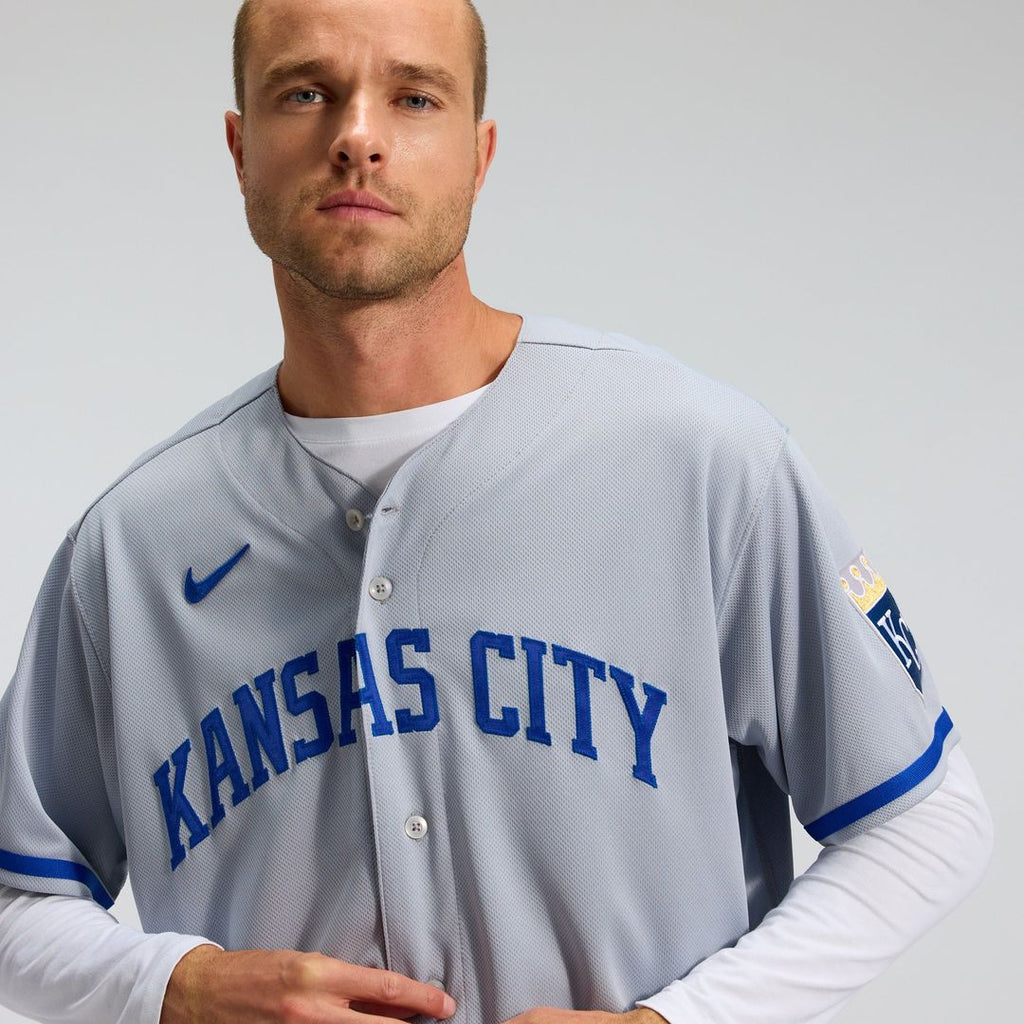 Kansas City Royals Nike 2022 Road Authentic Baseball Jersey - Gray