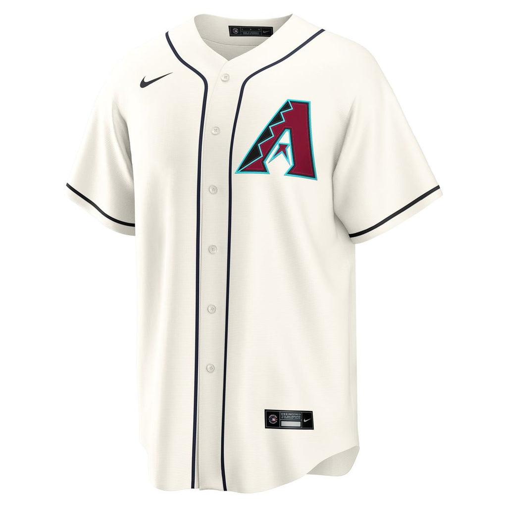 Arizona Diamondbacks Nike Home Replica Baseball Jersey - Cream