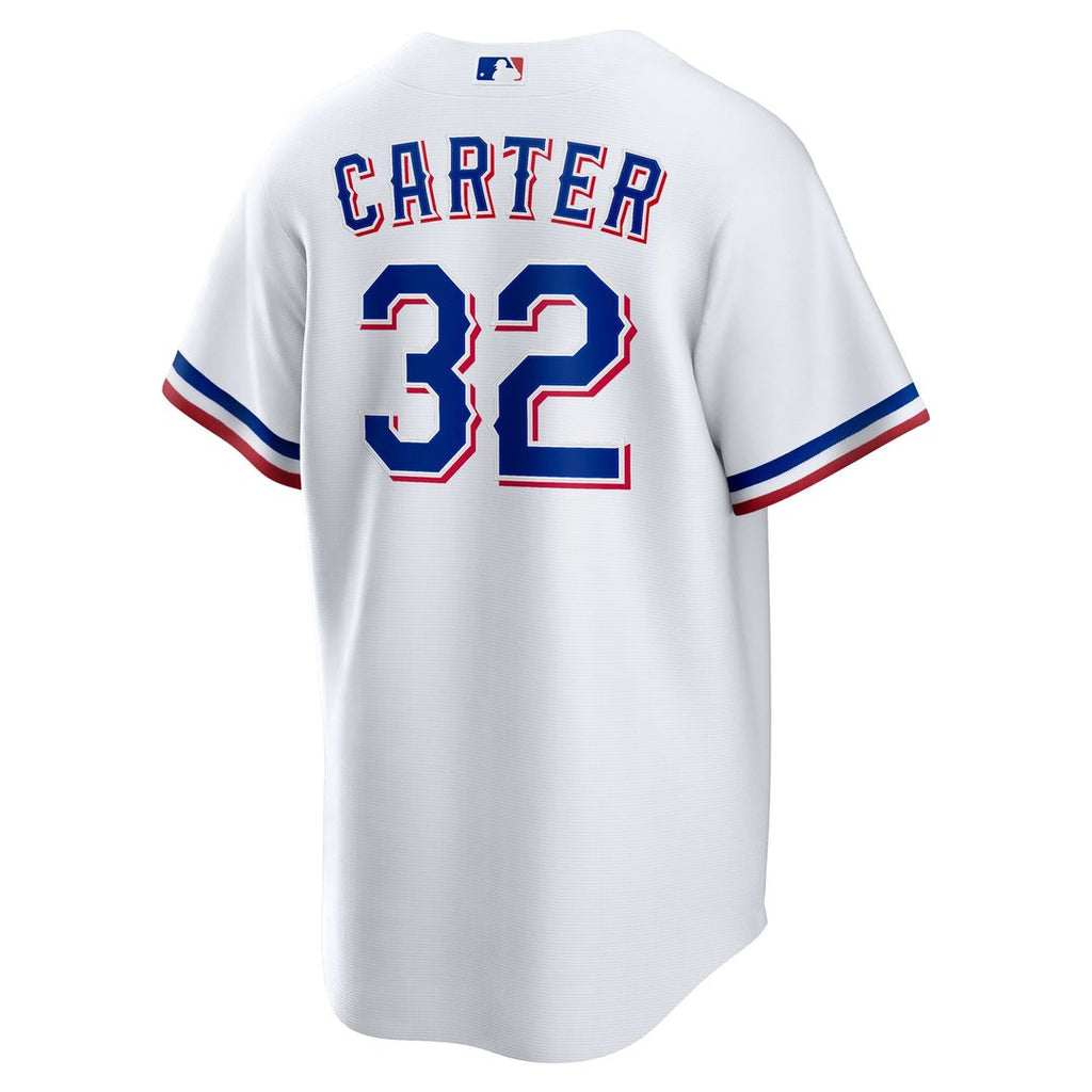 Texas Rangers Nike Evan Carter Home Replica Baseball Jersey - White