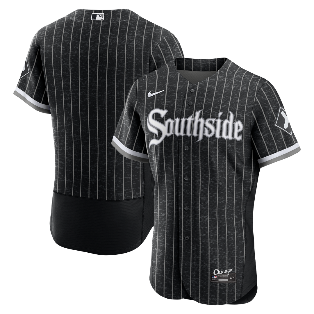 Chicago White Sox Nike Alternate Authentic Baseball Jersey - Black