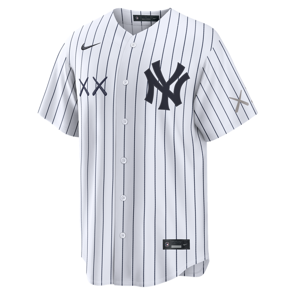 New York Yankees Nike x KAWS White Stadium Baseball Jersey