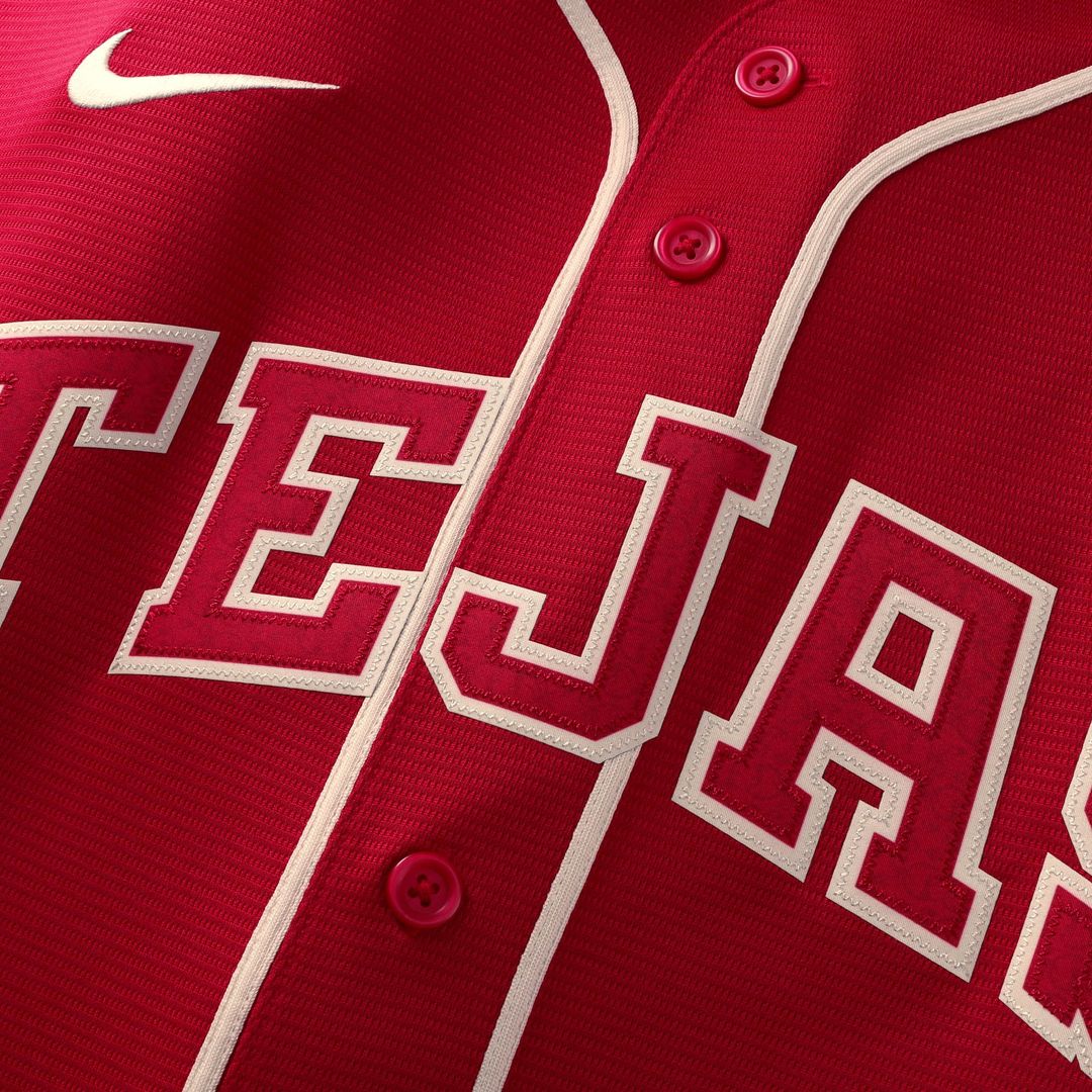 Texas Rangers Nike Josh Jung 2026 City Connect Stadium Baseball Jersey - Red