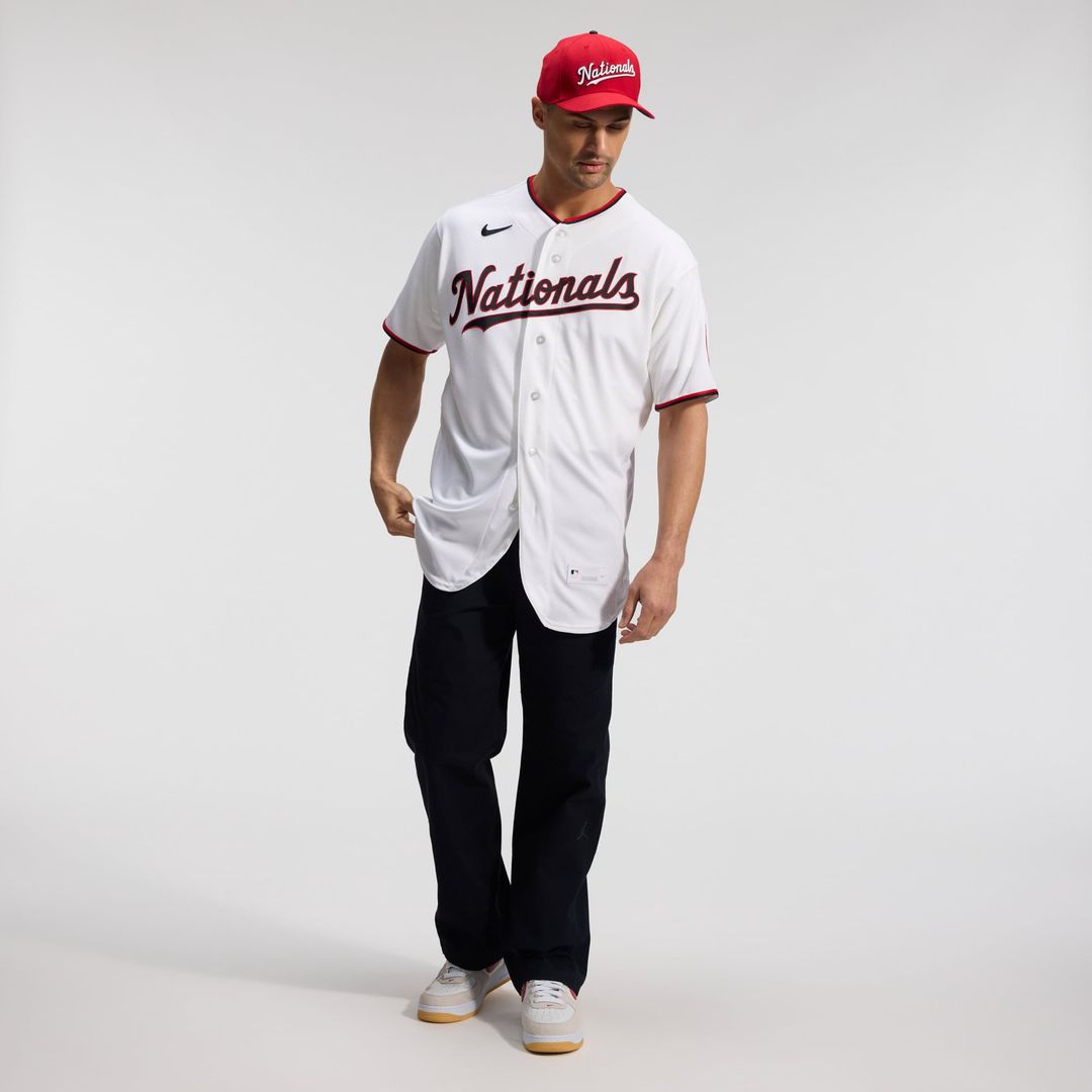 Washington Nationals Nike Home Authentic Baseball Jersey - White