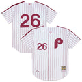 Philadelphia Phillies Mitchell & Ness Chase Utley 2003 Cooperstown Collection Authentic Baseball Jersey - White