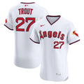 Los Angeles Angels Nike Mike Trout Alternate 2 Elite Baseball Jersey - White