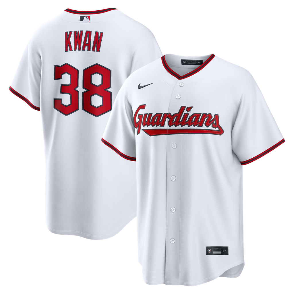 Cleveland Guardians Nike Steven Kwan Home Replica Baseball Jersey - White