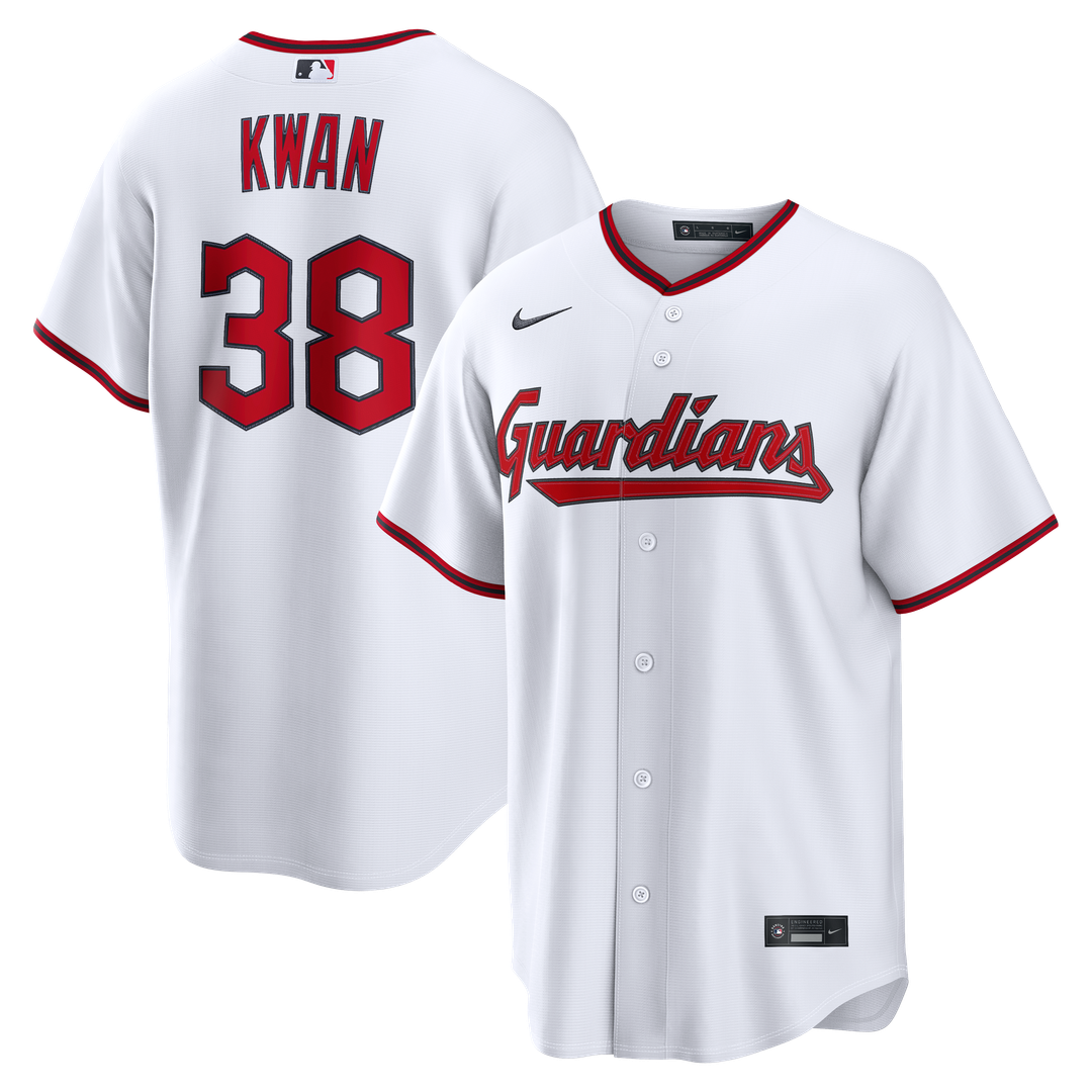 Cleveland Guardians Nike Steven Kwan Home Replica Baseball Jersey - White