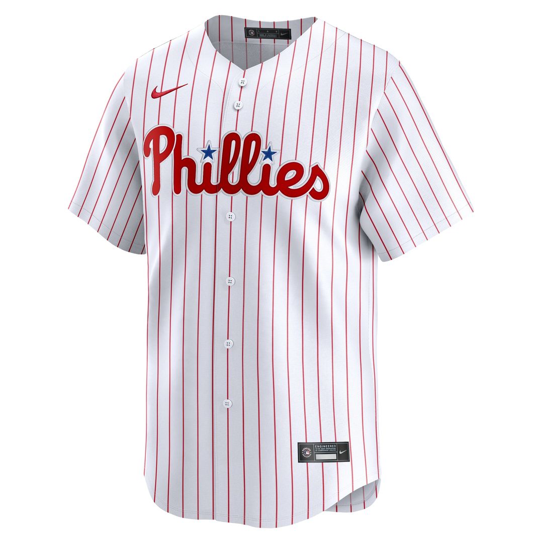 Philadelphia Phillies Nike Bryson Stott Home Limited Baseball Jersey - White
