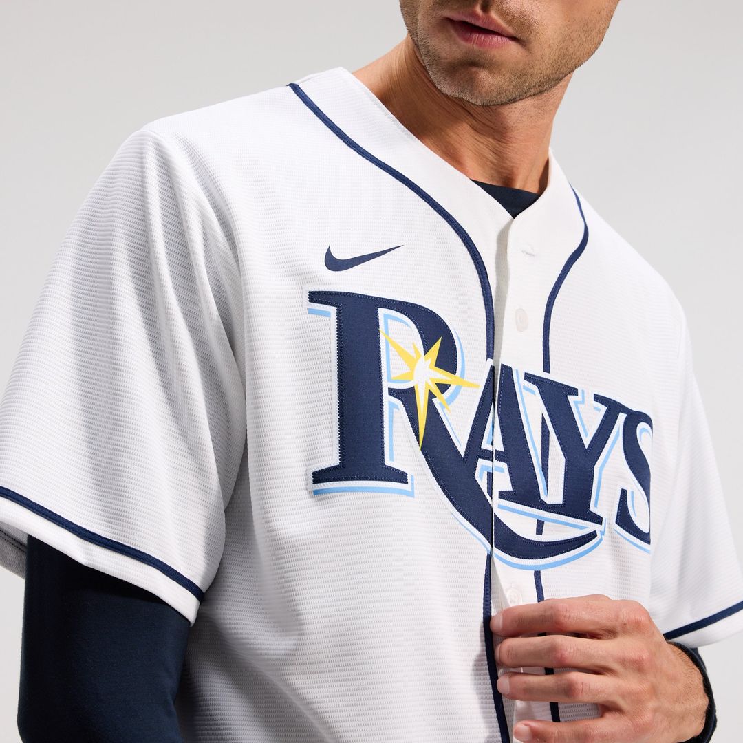 Tampa Bay Rays Nike Yandy Díaz Home Replica Baseball Jersey - White