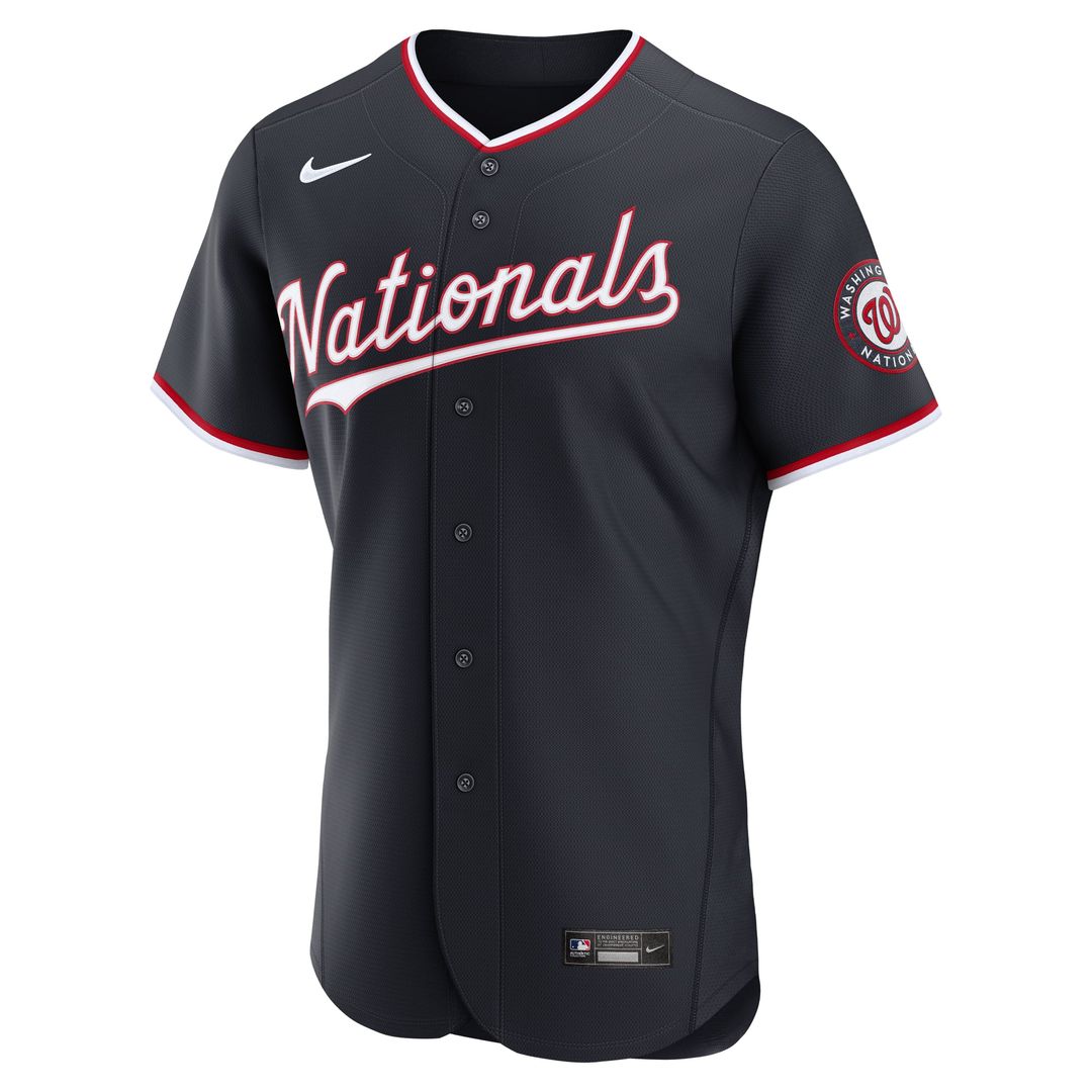 Washington Nationals Nike Alternate Authentic Baseball Jersey - Navy