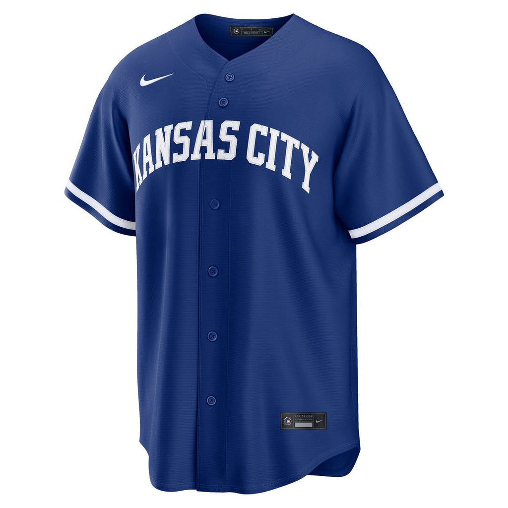 Kansas City Royals Nike Bobby Witt Jr. Road Replica Baseball Jersey - Gray