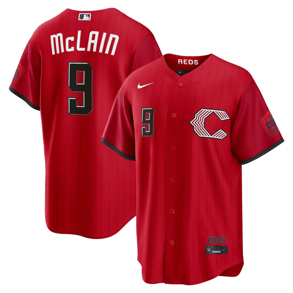 Cincinnati Reds Nike Matt McLain 2026 City Connect Stadium Baseball Jersey - Red