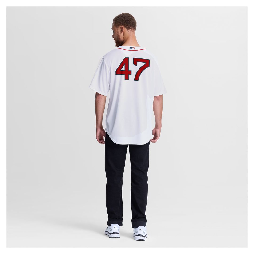 Boston Red Sox Nike Jovani Moran Home Replica Baseball Jersey - White