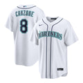 Seattle Mariners Nike Dominic Canzone Home Replica Baseball Jersey - White