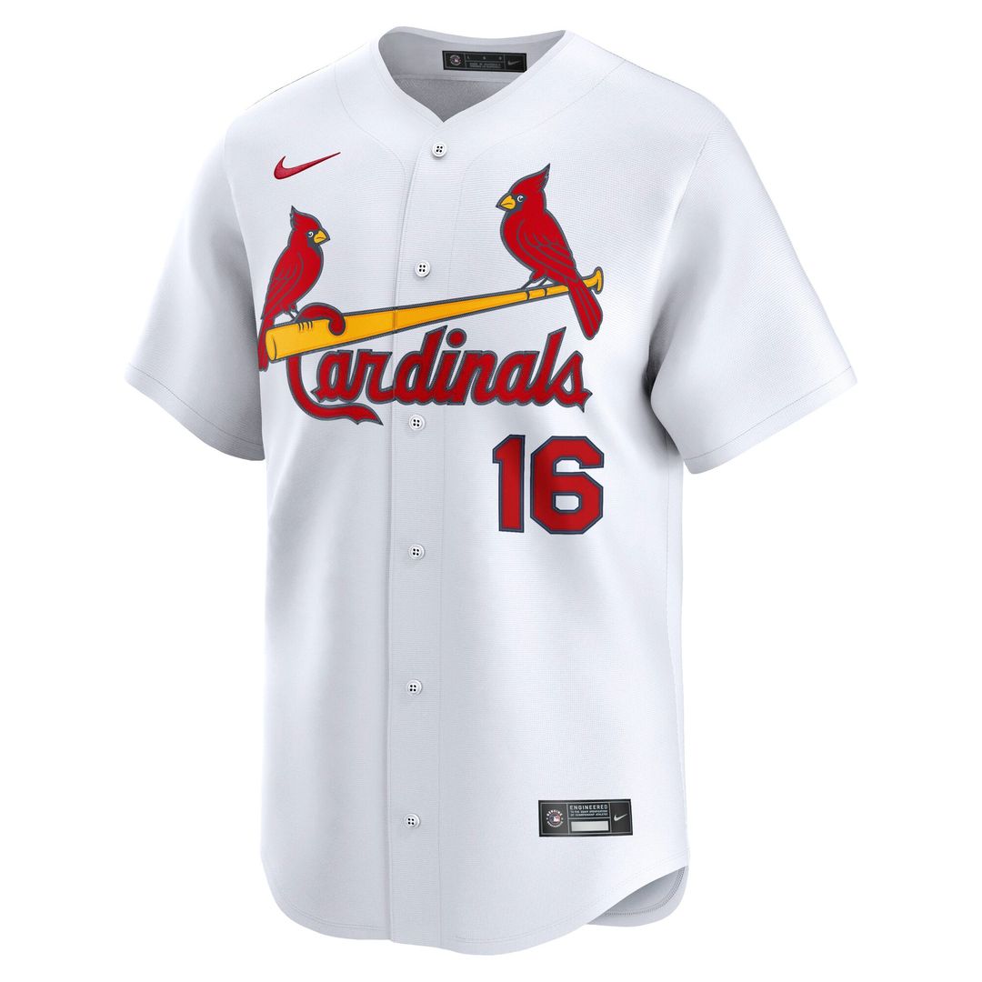 St. Louis Cardinals Nike Nolan Gorman Home Limited Baseball Jersey - White