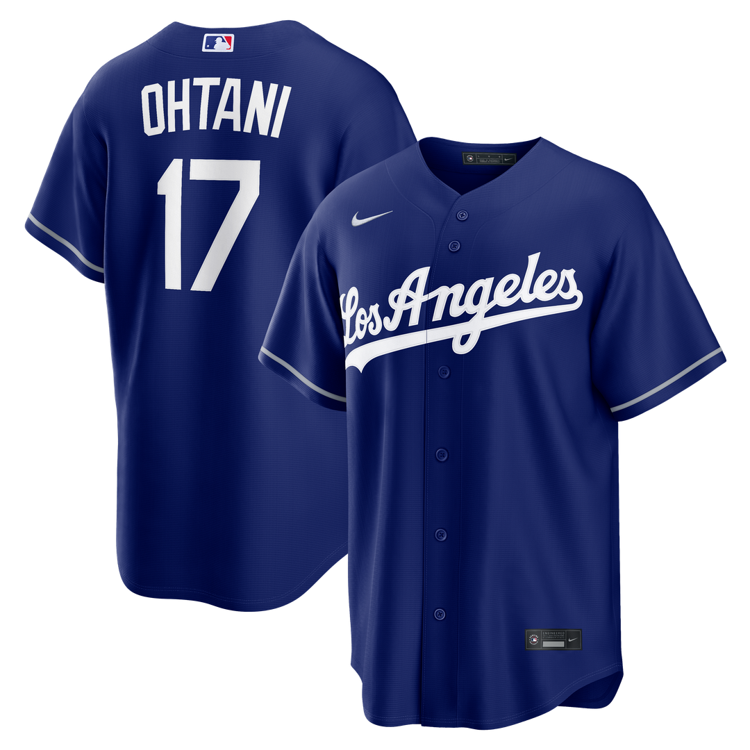 Los Angeles Dodgers Nike Shohei Ohtani Road Replica Baseball Jersey - Gray
