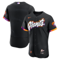 San Francisco Giants Nike Anthracite City Connect Authentic Sponsor Patch Baseball Jersey