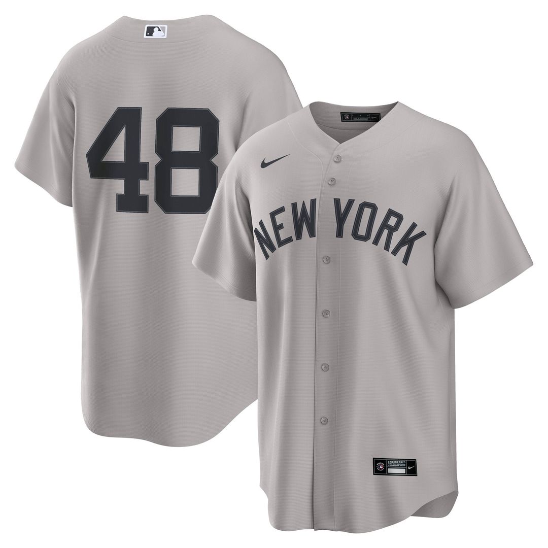 New York Yankees Nike Paul Goldschmidt Road Replica Baseball Jersey - Gray