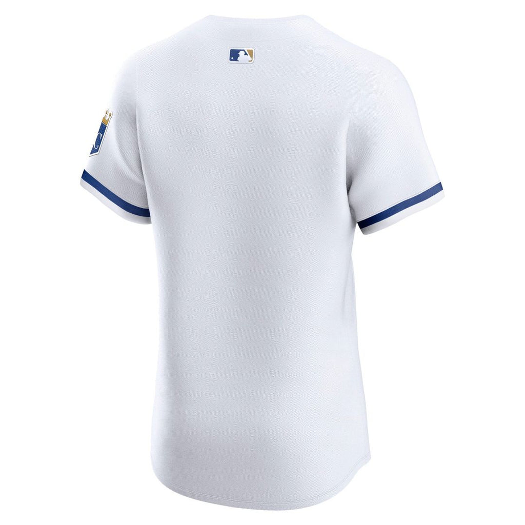 Kansas City Royals Nike Home Elite Baseball Jersey - White
