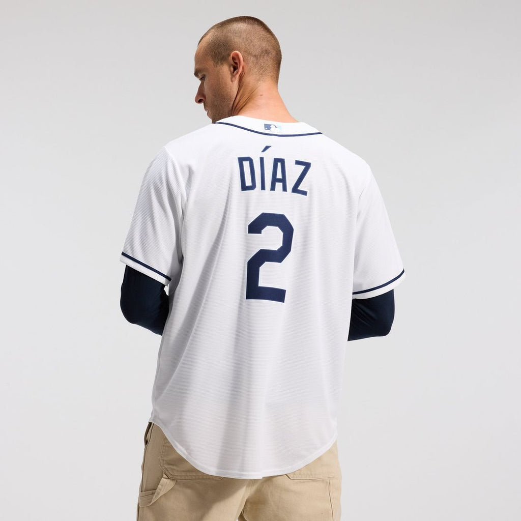 Tampa Bay Rays Nike Yandy Díaz Home Replica Baseball Jersey - White