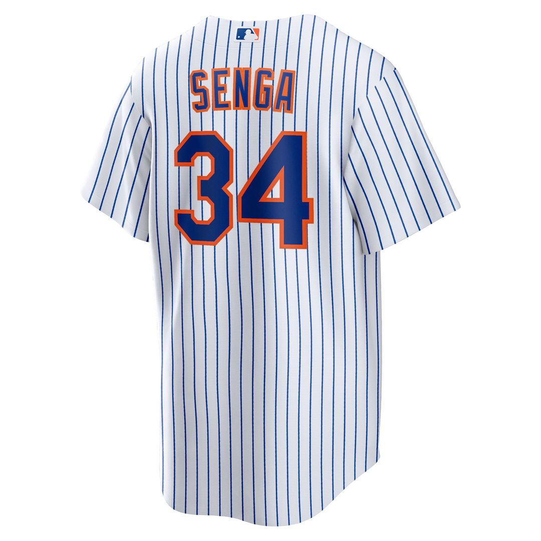 New York Mets Nike Kodai Senga Home Replica Baseball Jersey - White/Royal
