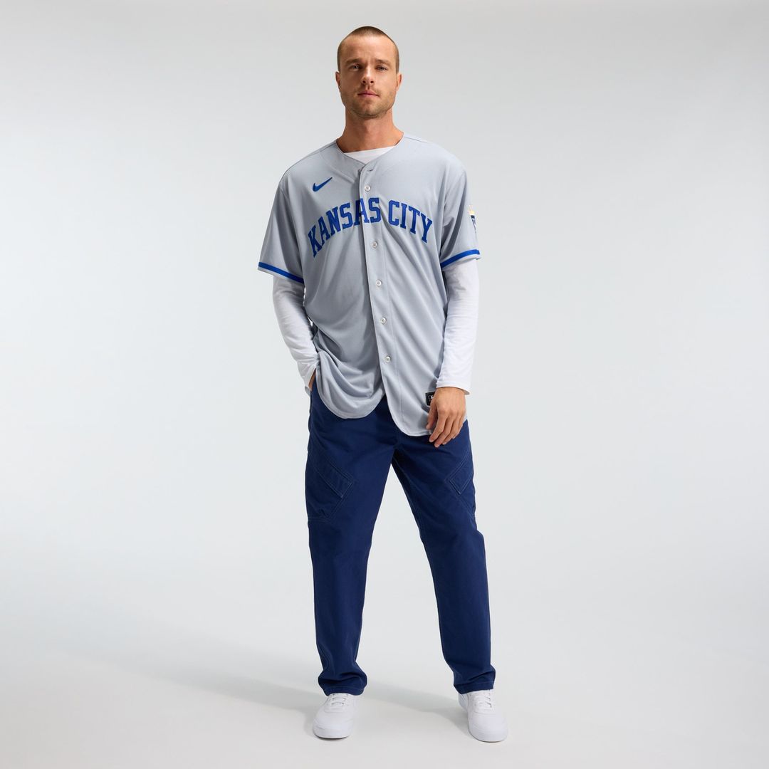 Kansas City Royals Nike 2022 Road Authentic Baseball Jersey - Gray