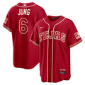 Texas Rangers Nike Josh Jung 2026 City Connect Stadium Baseball Jersey - Red