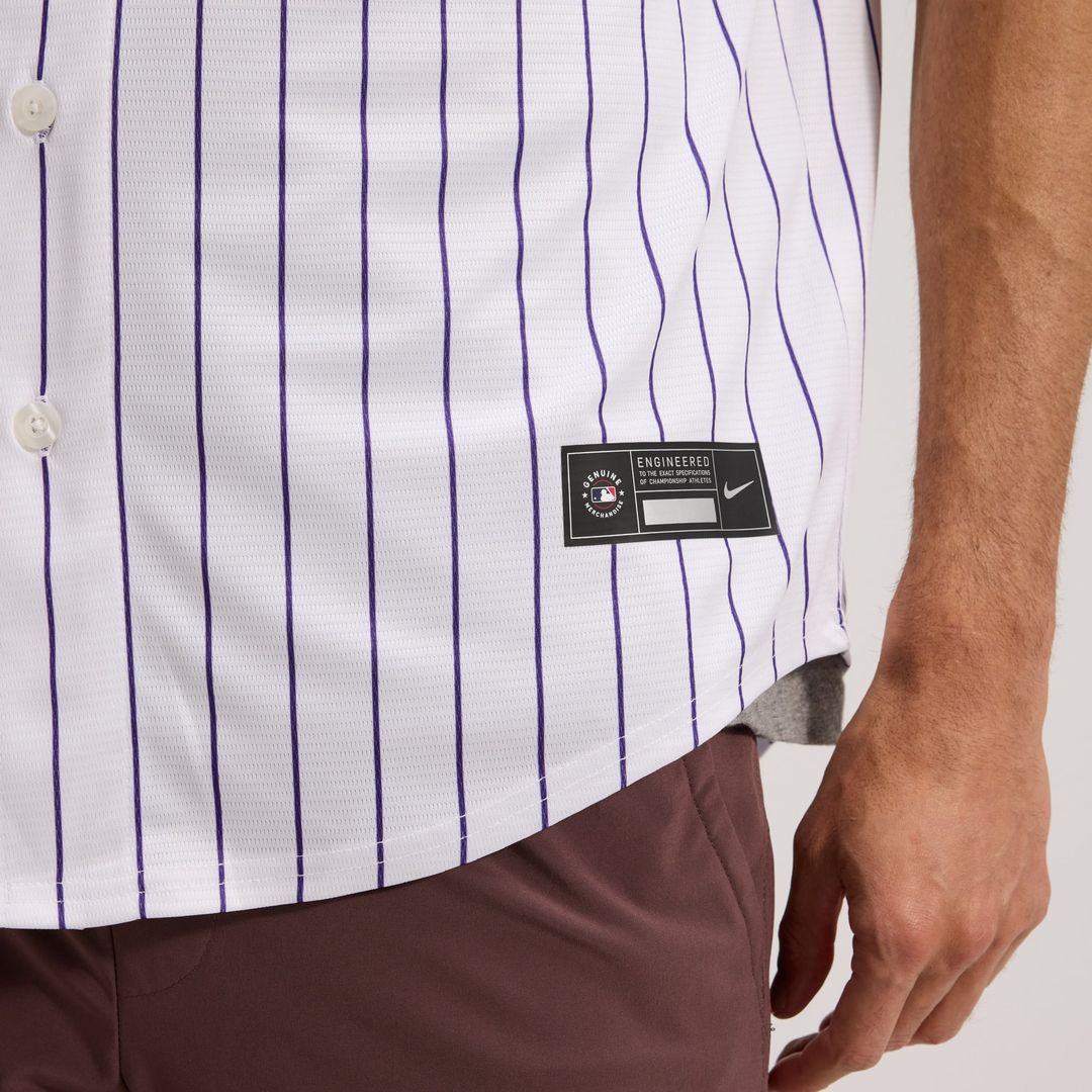 Colorado Rockies Nike Home Replica Team Baseball Jersey - White
