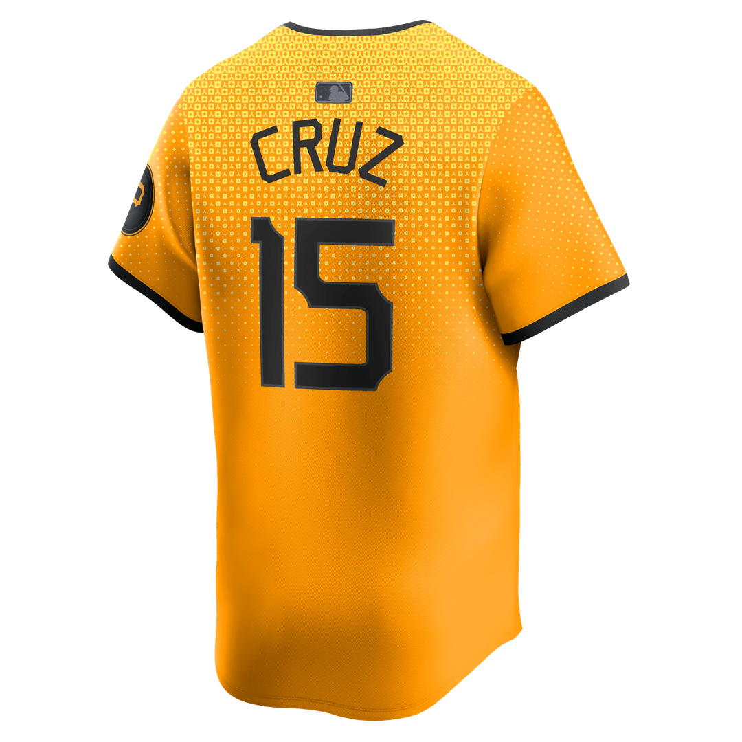 Pittsburgh Pirates Nike Oneil Cruz City Connect Limited Baseball Jersey - Gold