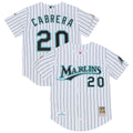 Florida Marlins Mitchell & Ness Miguel Cabrera 2003 Cooperstown Collection Authentic Baseball Jersey - White