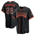 San Francisco Giants Nike Matt Chapman Alternate Stadium Baseball Jersey - Black