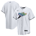 Tampa Bay Rays Nike Home Replica Team Baseball Jersey - White