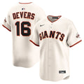 San Francisco Giants Nike Rafael Devers Home Limited Baseball Jersey - Cream