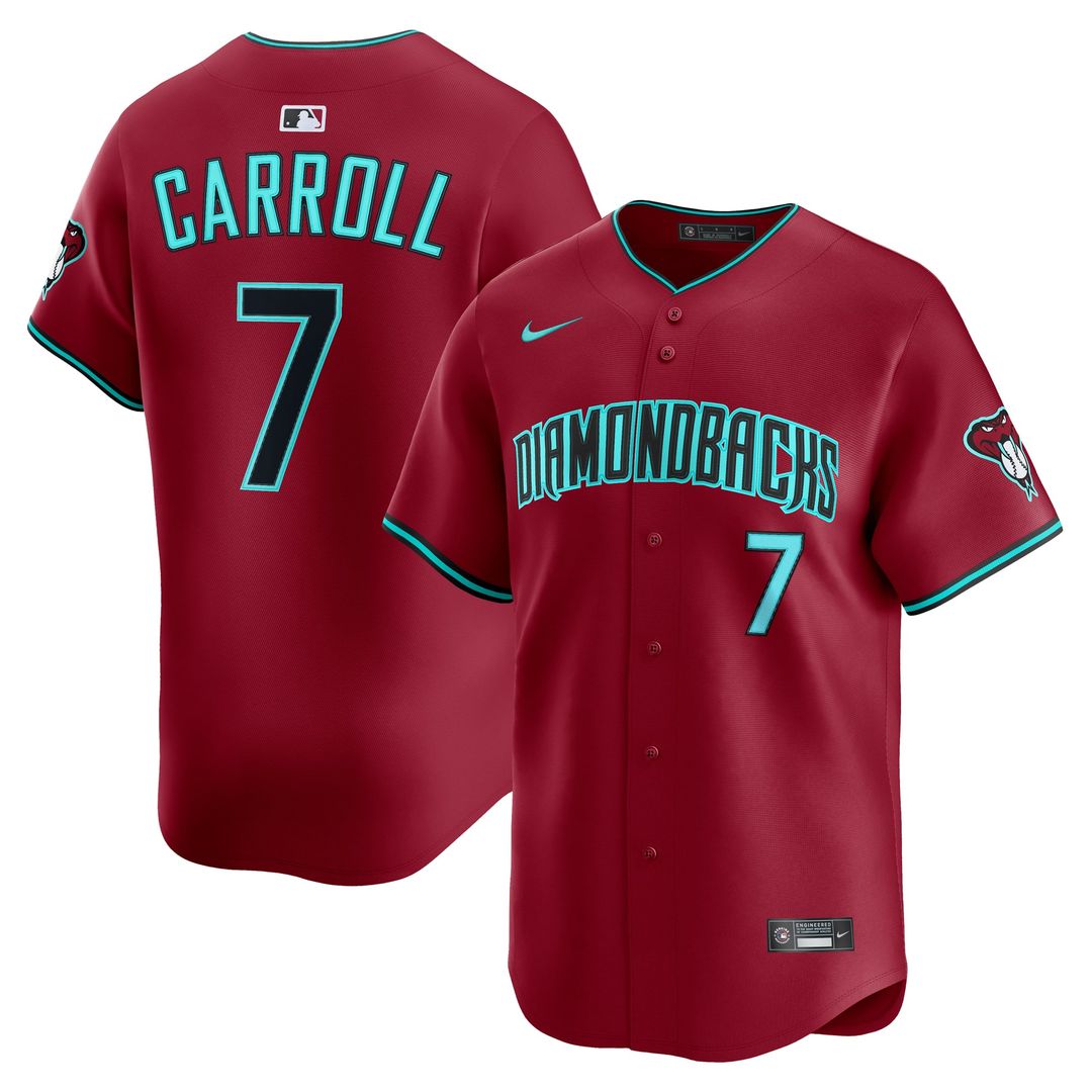 Arizona Diamondbacks Nike Corbin Carroll Alternate Limited Baseball Jersey - Black