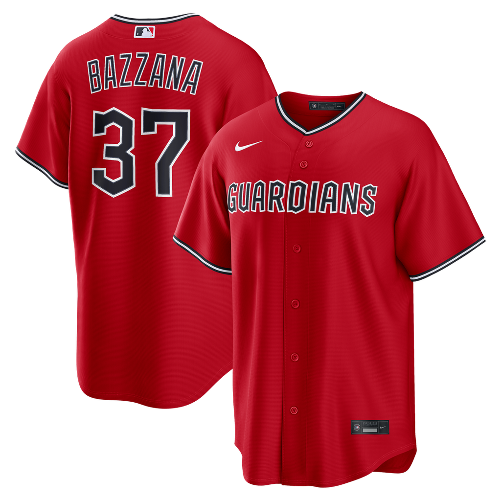Cleveland Guardians Nike Travis Bazzana Alternate Replica Baseball Jersey - Red