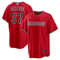 Cleveland Guardians Nike Travis Bazzana Alternate Replica Baseball Jersey - Red