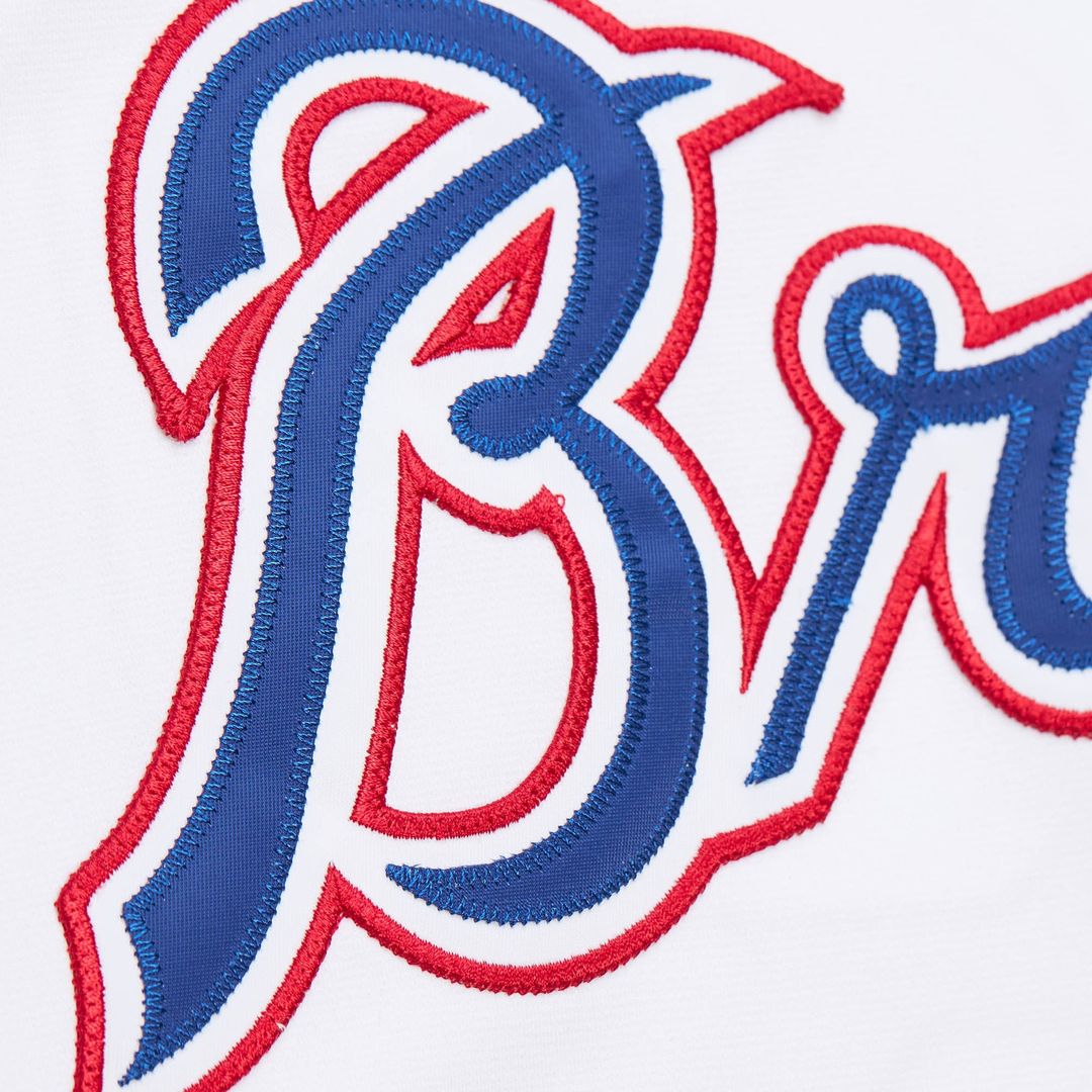 Atlanta Braves Mitchell & Ness John Smoltz 2004 Cooperstown Collection Authentic Throwback Baseball Jersey - White