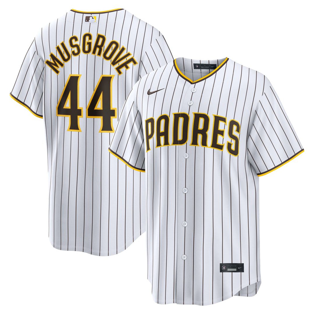 San Diego Padres Nike Joe Musgrove Home Replica Baseball Jersey - White