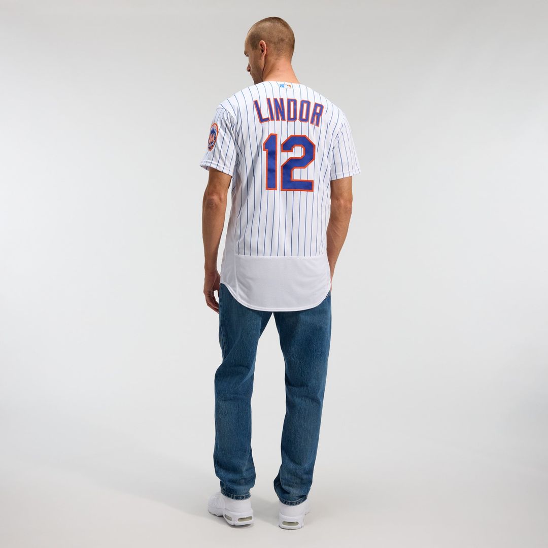 New York Mets Nike Francisco Lindor Home Authentic Baseball Jersey - White