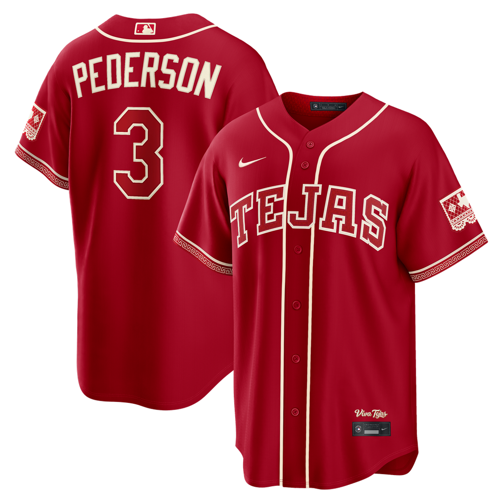 Texas Rangers Nike Joc Pederson 2026 City Connect Stadium Baseball Jersey - Red