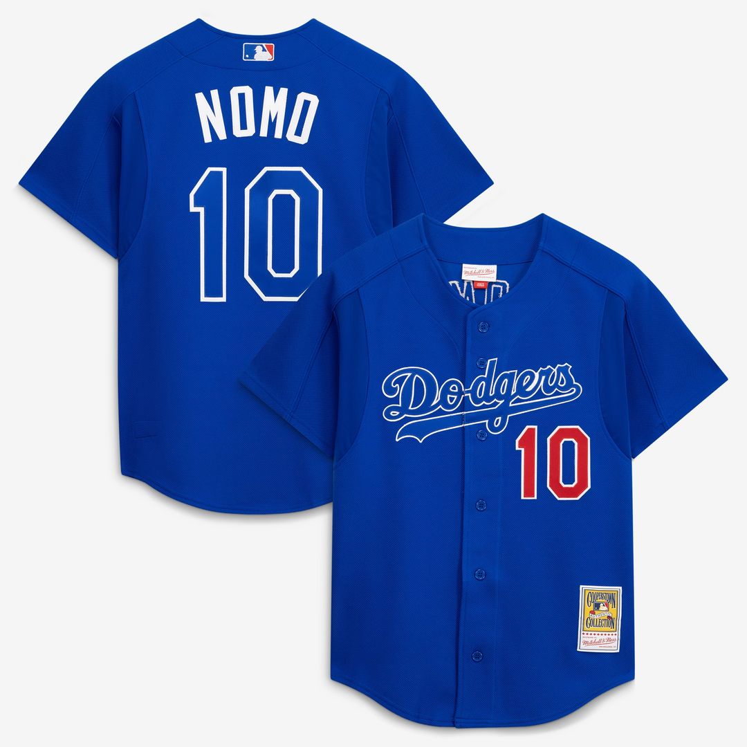 Los Angeles Dodgers Mitchell & Ness Hideo Nomo Cooperstown Collection 2004 Batting Practice Baseball Jersey - Royal