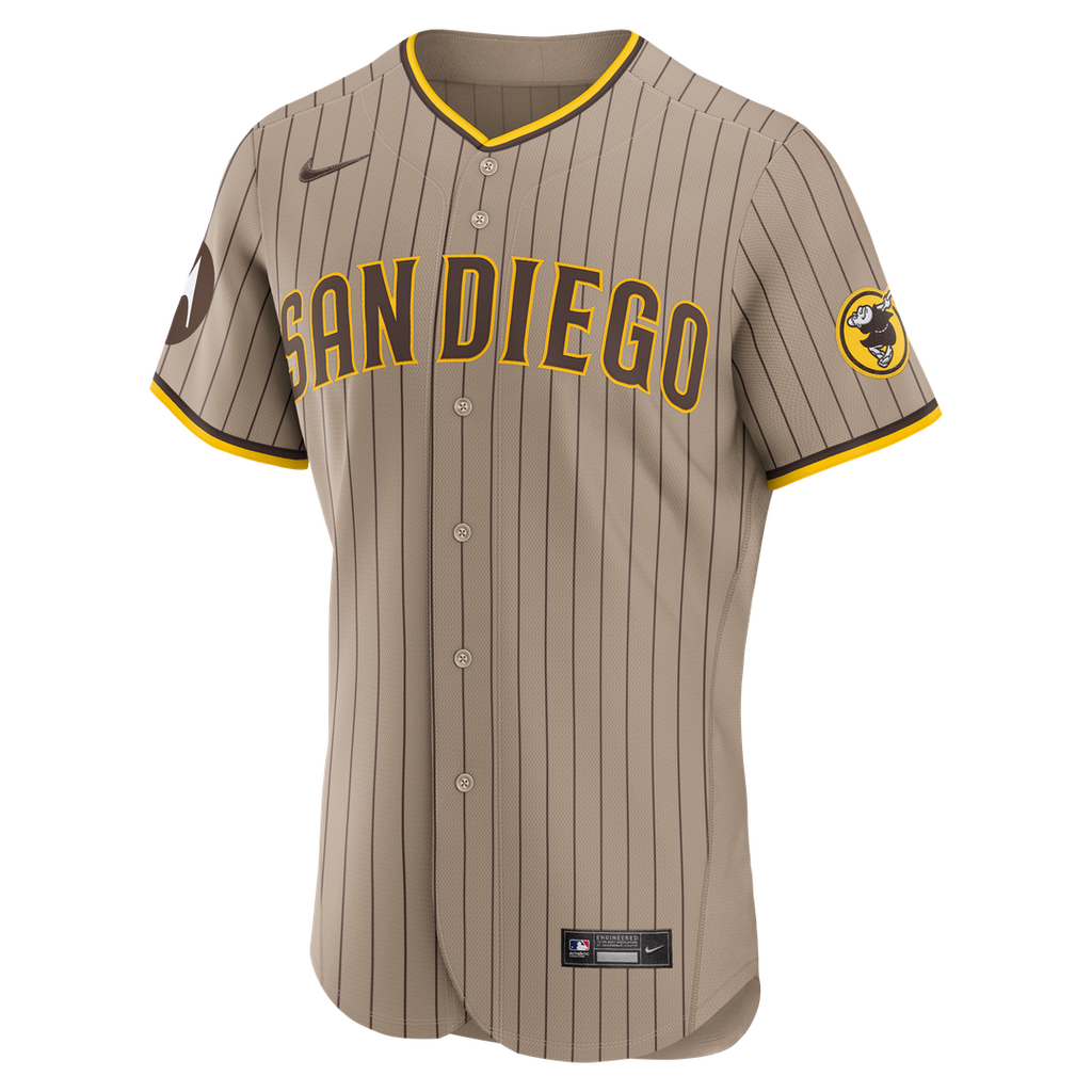 San Diego Padres Nike Fernando Tatis Jr. Home Authentic Sponsor Patch Baseball Jersey - White