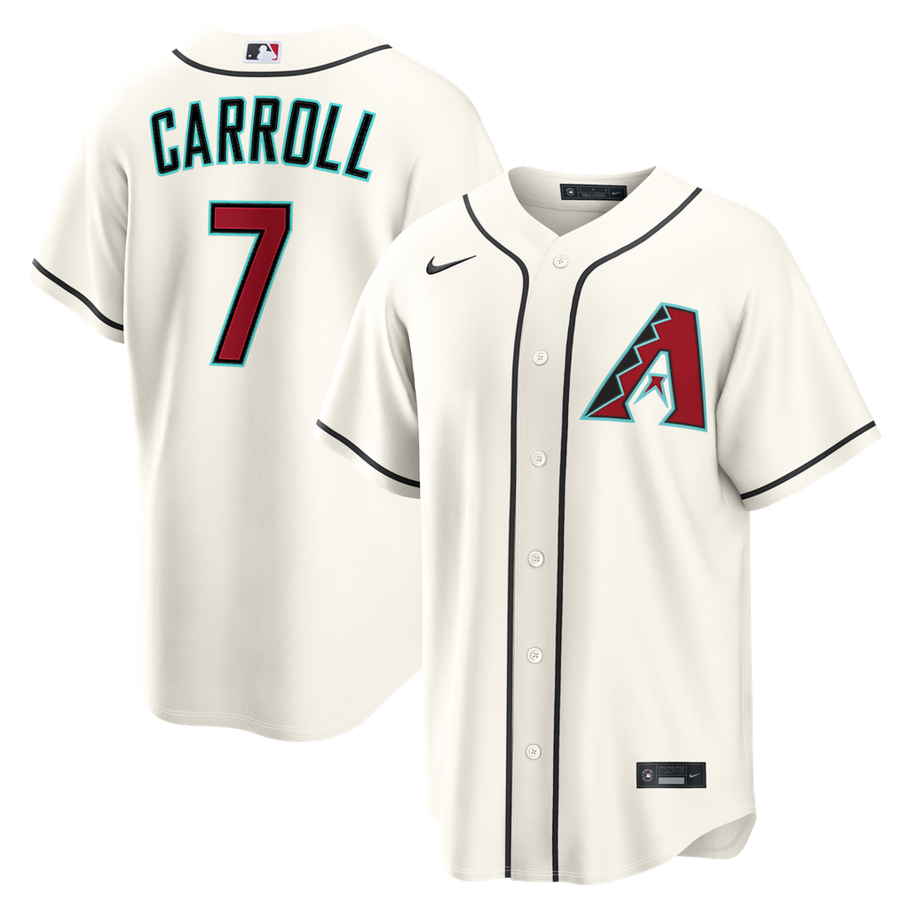 Arizona Diamondbacks Nike Corbin Carroll Home Replica Baseball Jersey - Cream