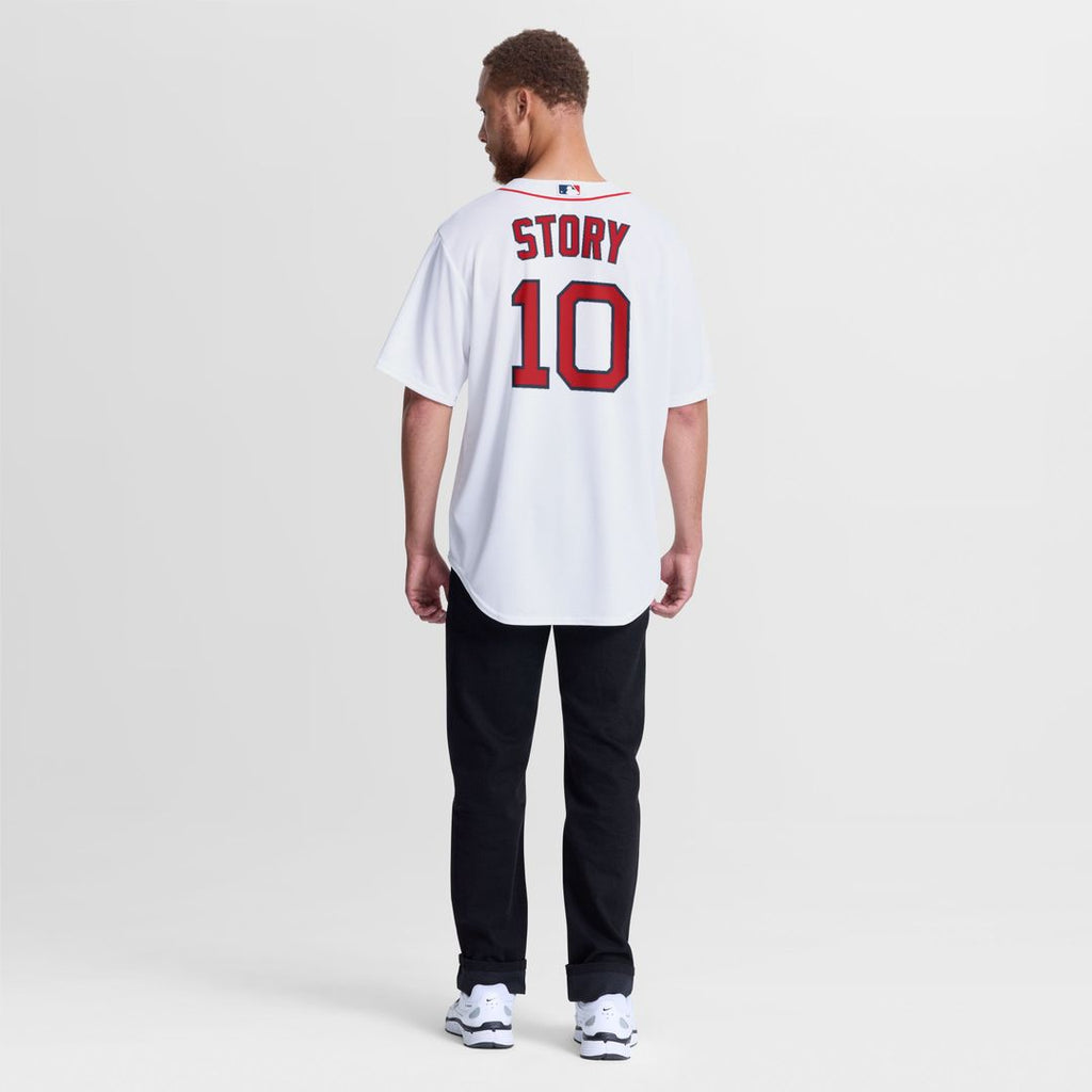 Boston Red Sox Nike Trevor Story Home Replica Baseball Jersey - White