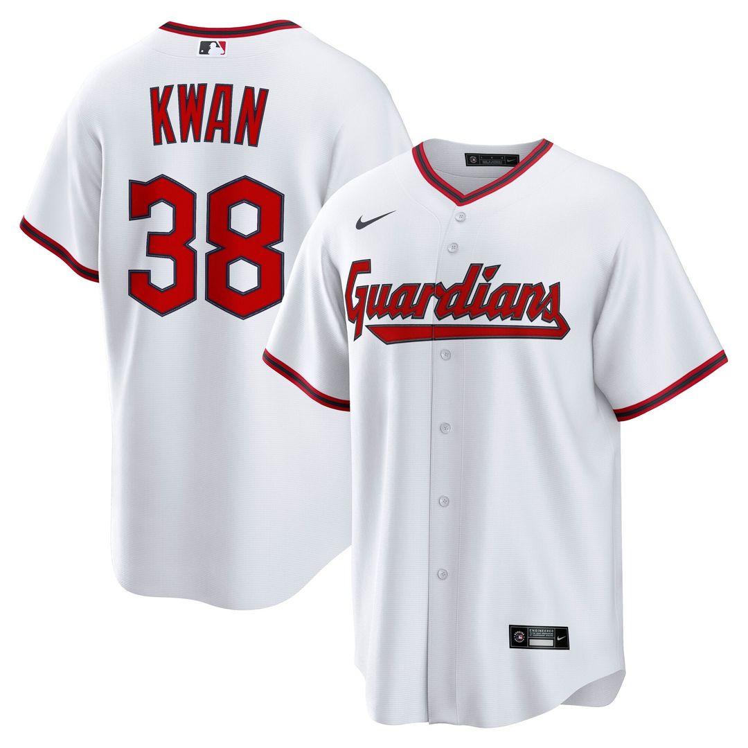 Cleveland Guardians Nike Steven Kwan Home Replica Baseball Jersey - White