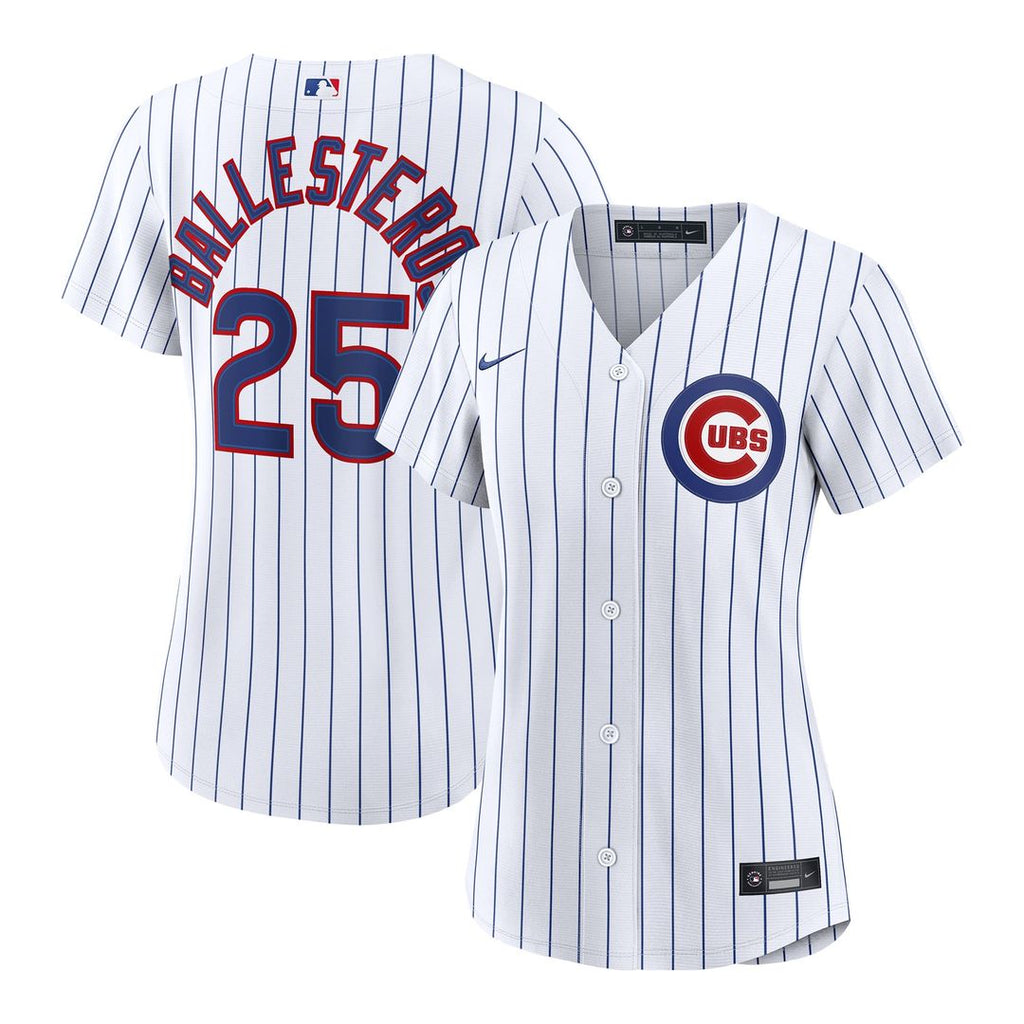 Chicago Cubs Nike Women's Moisés Ballesteros Home Replica Baseball Jersey - White