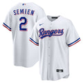 Texas Rangers Nike Marcus Semien Home Replica Baseball Jersey - White